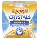 Crystals, On-the-Go Emergen-C Immune תוסף עם ויטמין C, ויטמין B, Zinc and Manganese, Orange Vitality - 56 Sticks Packs