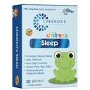 Creekside Naturals Children's Sleep, with Melatonin and Chamomile, Zero Sugar, Vegan, Pediatrician Formulated, Orange Dream Flavor, 30 EZ Melt Tablets