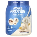 אבקת חלבון טהורה, Whey, חלבונים גבוהים, סוכר נמוך, Gluten Free, Vanilla Cream, 1.75 lbs