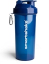חלבון Smartshake Lite Shakerבק 1000 מ"ל | Leakהוכחה שיקר שותה בקבוק לשקות חלבונים | Clear Polypropylene Water Bottle, BPA חינם אבקת Shaker עבור גברים ונשים, הצי הכחול הכחול