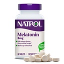 Natrol Melatonin 5 מ"ג, תוספת תזונתית לשינה שקטה, תוספי שינה למבוגרים, 60 מלטונין טבליות, 60 יום אספקה