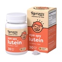 רנזו's Eye Spy Lutein עם פלט בילברי, ויטמינים לילדים בלתי פתורים לבריאות העין, תוספי סוכר ללא תשלום, 30 Orange-Flavored Melty Tabs