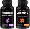 NutraChamps Elderberry ויטמין C כמוסות Bundle