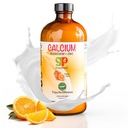 GreenPeach אורגני נוזלי Calcium לילדים - מגנזיום, Zinc, Calcium Citrate & ויטמין D3 Calming Syrup & נוזל Calcium תוסף, ללא סוכר שום פלאטורים מלאכותיים, Vegetarian Halal כשר
