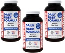 Yerba Prima Daily סיבים פורמולה 12 oz (3 Pack) - Soluble & Insoluble Dietary סיבים תוספת - בריאות קולונית - טבעונית, Non-GMO, Gluten-Free
