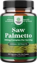 Natures Craft תוספת כוח ראה פלט פאלטו - Advanced Saw Palmetto for Women and Men's Hair Health and Urinary Support with Plant Sterols & Flavonoids - תוספי צמחי מרפא 120 קפסולות