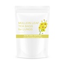50 Bags Mullein Leaf Tea Bags for Lungs ניקוי Detox, Natural Dried Herbal Mullen Leaf Tea Lung Health for Breathe Easy, Caffein-free, Immune Support