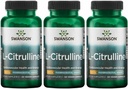 Swanson L-Citrulline - תוספת טבעית לקידום בריאות ואנרגיה קרדיווסקולרית - מסייע להגביר את Circulation - (60 קפסולות, 850 מ"ג כל אחד) (3 Pack)