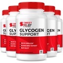NutraRize (Pack of 5 Sweet Relief Glycogen Support - glycogen כמוסות Glycogen, Blood Vessel ניקויer, פורמולה מתקדמת עבור בריאות כללית, ביקורות (300 קפסולות)