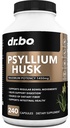 Psyllium Husk כמוסות סיבים - קפסולות אבקה טבעית עבור הקלה במבוגרים - גלולות סיבים תזונתיים Soluble סיבים ותמיכה יומיומית סדירות - Bulk Seed Husk Digestion תוספים