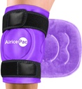 Ice Pack for Knee Pain Relief, Reusable Gel Ice Wrap for Injuries, Swelling, החלפה ברכיים, טיפול בדיכאון קר עבור דלקת פרקים, Meniscus Tear ו ACL, Purple
