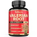 Satoomian Root כמוסות - 9 עשבים טבעיים - Ashwagandha, Turmeric, ג'ינג'ר, Ceylon Cinnamon - 90 Caps for 3-Month Supply