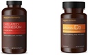 אלמנטים Chelated Magnesium Glycinate (240 טבליות) ויטמין D3 (180 Softgels)