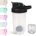 D.Y.A 16oz Shaker Bottle,Leak Proof Sports Shaker Cups for Protein Shakes,Shaker Bottle for Pre Workout and Travel to Go, BPA Free & Easy Clean Protein Shaker Bottle, Black Black Black Black Black