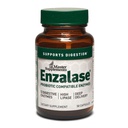 תוספי מאסטר Enzalase - 50 קפסולות - Probiotic Compatible Enzymes - מספק Digestive Boost + Gas & Bloating הקלה - Gluten Free - 50 לשרתים