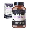 North Spore Organic 'Spectrum 10' High Potency Mushroom קפסולות | תוספת קוגניטיבית | Lion's Mane, Chaga, Cordyceps, Reishi, Turkey Tail | 10 מדיצ'לים אנרגיה, פוקוס, קלרנס - 60ct - 60ct