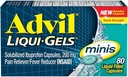 Advil Liqui-Gels Minis, 80 קפסולות לבק (5 בקבוקים)