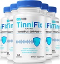 (5 Pack) Tinnifix כמוסות - Advanced Hearing Support Formula, Tinnifix Pills כדי לשמור על שמיעה בריאה, All Natural Tinnifix for Completeאוזן Health, Tinni Fix Review (300 קפסולות)