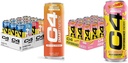 C4 Energy & Smart Energy Drinks Variety Pack, Sugar Free Pre Workout Performance Drink & C4 Energy Drink, STARBURST Strawberry, Carbonated Sugar Free Preout Performance Drink
