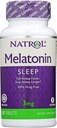 Natrol Melatonin 3 מ"ג שינה זמן לשחרר טבליות 100 ea (Pack של 4)