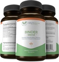 Binder בלגן - Toxin Binder תוסף, Detox קפסולות עבור Gut בריא - 180 קפסולות - 90 משרתים - 960mg מופעל Charcoal & 480 מ"ג אורגני Chlorella - Bloating Relief - Bentonite קליי, 3 Pack