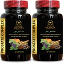Prostate Complex All Natural - Prostate Support with Pumpkin Seeds Extracting, Sting Nettle, Grape Seed Extractd Extract, Prostate Support Supplements - 2 בקבוקים 120 קפסולות