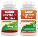 Best Naturals הותורן 565 מ"ג ומגנזיום Glycinate 425 מ"ג