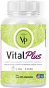Vital Plus - טיפול ב-varicose Veins ותמיכה במבנה משותף - תוספי אנרגיה - 100% אורגני 60 קפסולות