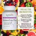 TRANSING THE GENESIS OF GOOD HEALTH BalanceZyme Plus for Women & Men, עם Garcinia Cambogia ו- Enzyme בלנדרים לבריאות, Gut Health, 90 קפסולות