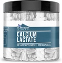 Earthborn Elements Calcium Lactate (200 קפסולות) תוסף Calcium