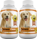 Turmeric מדהים לכלבים Curcumin Pet Antioxidant, מבטל כאב משותף Inflammation, 120 Chews