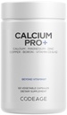 Codeage Calcium 250 מ"ג תוסף, ויטמין D3, Magnesium, Zinc, Copper, Boron, ויטמין K2-2-Month Supply - Elemental Calcium Pills & High Calcium ויטמינים, non-GMO - 120 קפסולות