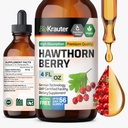 BIO KRAU הות'TERhorn ברי לחלץ Tincture - Natural Holhorne Brad תוסף - 100% טהור פורמולה - סוכר ואלכוהול חינם - 4 Fl. Oz