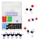LINKTOR כימיה מולקולרית מודל Kit, סטודנט או מורה להגדיר ללמידה כימית אורגנית ולא אורגנית, מוטיבציה Enthusiasm ללמידה ו-Raising Space Imagination (190 Pack)