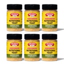 Bragg Nutritional Yeast Roasted Garlic Seasoning - (6 Pack) 3 oz - גבינות ללא חלב חינם פארמסן - מושלם עבור סלטים, פסים, פופקורן ועוד