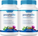 (2 Pack) Prostalite כמוסות, Prostalite Prostate תמיכה תוסף, Prostalite All-Natural תוספת שליטה, Prostalite גלולות כוח מקסימלי, Prostalite ביקורות (120 קפסולות)