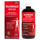 Globulo Rojo Iron תוסף - תזונה נוזלית עם ויטמין ברזל גבוה B (Vegan) (16 Fl Oz (Pack of 1))