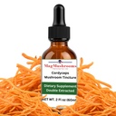 MagMushroom Cordyceps Mushroom לחלץ נוזל Tincture, תוסף יומי, כפול מופק עבור כוח מקסימלי, 2 Fl. oz., 60 Daily