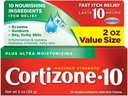 קורטיזון 10 פלוס כוח מקסימלי Anti-Itch Creme 2 oz (Pack of 2)