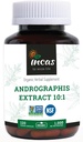 Incas Andrographis כמוסות מקס אנדרוגרףides - 1000 מ"ג גודל (120 קפסולות) - קלינית למד עבור Immune System Health & Non GMO מאומת על ידי NSF