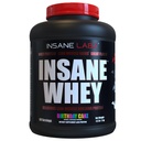 Insane Labz Insane Whey,100% שריר בניין Whey חלבון, Post Workout, BCAA Amino פרופיל, Mass Gainer, Meal Switch, 5lbs, 60 Srvgs, (Birthday Cake)