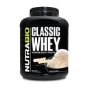 NutraBio Classic אבקת חלבון Whey - 25G של חלבון Per Scoop - פרופיל Amino Acid - No Fillers, Artificial Colors, Preservatives - נמוך Glycemic Index - Creamy Vanilla, 5 פאונד