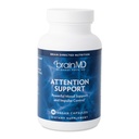 BRAINMD ד"ר Amen Attention Support - 90 קפסולות - מקדם בקרת מיקוד ואימפולסיבי - Gluten Free - 30 משרתות