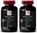 Nitric Oxide - Nitric Oxide Booster - תמיכה שרירים, Power Focus, תוסף אנרגיה, ביצועים פורמולה, תמיכה סטמינה, תוסף פעילות גופנית, מיקוד, Endurance Mix 2 120 טבליות