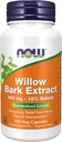 עכשיו תוספי מזון, White Willow Bark 400 מ"ג עם 15% Salicin, הפקה סטנדרטית, 100 Veg כמוסות