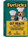 Furlicks Got Health Supplement for Dogs & Cats | Probiotics, Protease, Lipase for Improved Digest, Enhanced Immunity, Healthy Gut Pllor & Diarrhea & Bowel Support (30 Disshoot Strips)