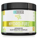 ZHOU Hydro-Fuel - אבקת אלקטרוליטים, משקאות קלים סוכר לערבב w / מגנזיום, Zinc, Potassium & Sodium, חומרים מזינים, מינרלים & קוקוס מים לחלץ, No Sugar - לימון Lime, 5.36 oz (30 משרתים)