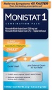 Monistat 1 יום טיפול בזיהומים של נשים, 1 Miconazole Ovule הכנס & חיצונית Monistat Anti-Itch Cream Bundle