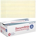 Dynarex Wound Closure Strips - Sterile, מספק תמיכה סטרילית לחתכים קטנים ועור עם Sutures, Stitches, & Staples ולאחר טיפול, לבן, 1/4" x 3" - 1 Box of 50 Strips