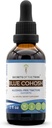סודות של השבט Blue Cohosh Tincture אלכוהול ללא תשלום, חידה כחול cohosh (Caulophyllum Thalictroides) Dried Root (2 FL OZ)